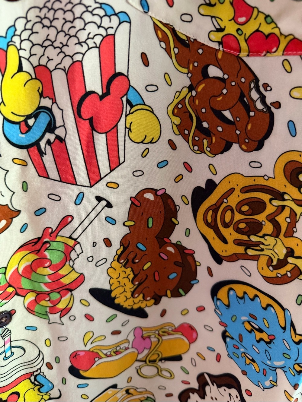 Disney Park Eats Men's Short-Sleeve XXL Shirt with Disney Snacks View 5